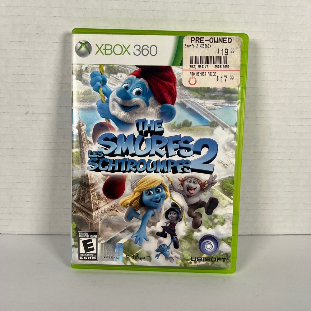 The Smurfs 2 Microsoft Xbox 360 Ubisoft 2013 Action Adventure Game CIB NTSC